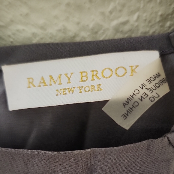 Ramy Brook Gray Blouse - Picture 2 of 10